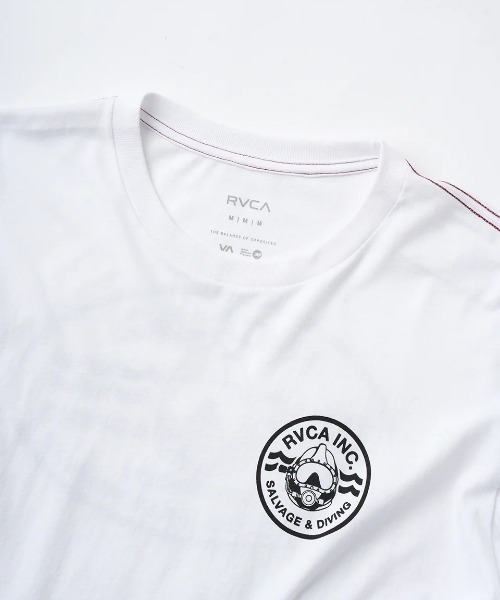 RVCA(ルーカ)の「RVCA メンズ RVCA SALVAGE SS Tシャツ 【2025年夏モデル】/ルーカバックプリント半袖Tシャツ(Tシャツ/カットソー・メンズ・ホワイト/ブラック/ライトブルー/クリーム・MEDIUM/LARGE/X-LARGE/SMALL)」の9枚目の写真