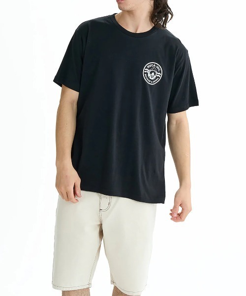 RVCA(ルーカ)の「RVCA メンズ RVCA SALVAGE SS Tシャツ 【2025年夏モデル】/ルーカバックプリント半袖Tシャツ(Tシャツ/カットソー・メンズ・ホワイト/ブラック/ライトブルー/クリーム・MEDIUM/LARGE/X-LARGE/SMALL)」の10枚目の写真