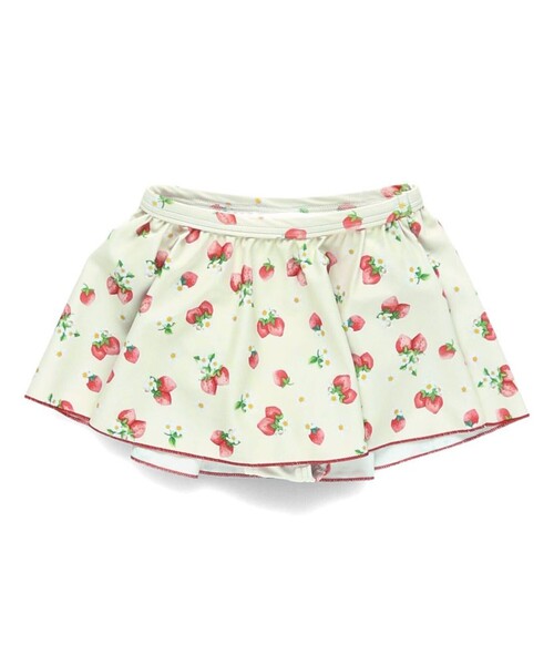 BRANSHES(ブランシェス)の「【WEB限定/水着/SWIM/セパレート】パフスリーブタンキニ(水着・キッズ・レッド/ブラック・110/100/130/90/120/150/140)」の4枚目の写真