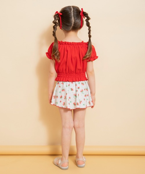 BRANSHES(ブランシェス)の「【WEB限定/水着/SWIM/セパレート】パフスリーブタンキニ(水着・キッズ・レッド/ブラック・110/100/130/90/120/150/140)」の20枚目の写真