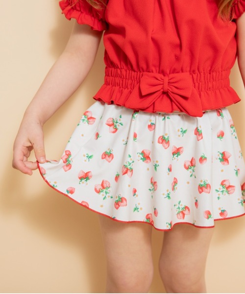 BRANSHES(ブランシェス)の「【WEB限定/水着/SWIM/セパレート】パフスリーブタンキニ(水着・キッズ・レッド/ブラック・110/100/130/90/120/150/140)」の21枚目の写真