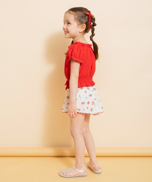 BRANSHES(ブランシェス)の「【WEB限定/水着/SWIM/セパレート】パフスリーブタンキニ(水着・キッズ・レッド/ブラック・110/100/130/90/120/150/140)」の19枚目の写真