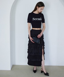【Seemi.】ティアードスカート
