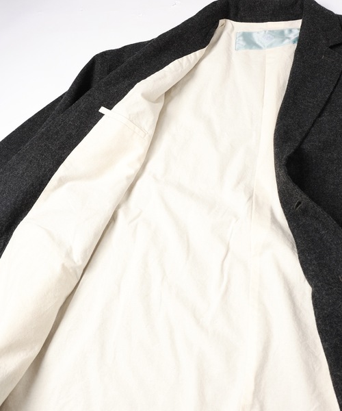 Dulcamara（ドゥルカマラ）の「縮絨ウール2WAYカラーJK（テーラードジャケット・メンズ・ダークブラウン/チャコールグレー/グリーン系その他・0/1）」の16枚目の写真