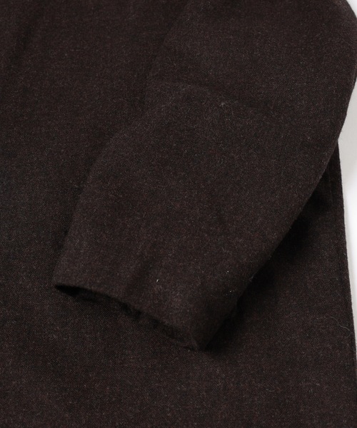 Dulcamara（ドゥルカマラ）の「縮絨ウール2WAYカラーJK（テーラードジャケット・メンズ・ダークブラウン/チャコールグレー/グリーン系その他・0/1）」の21枚目の写真