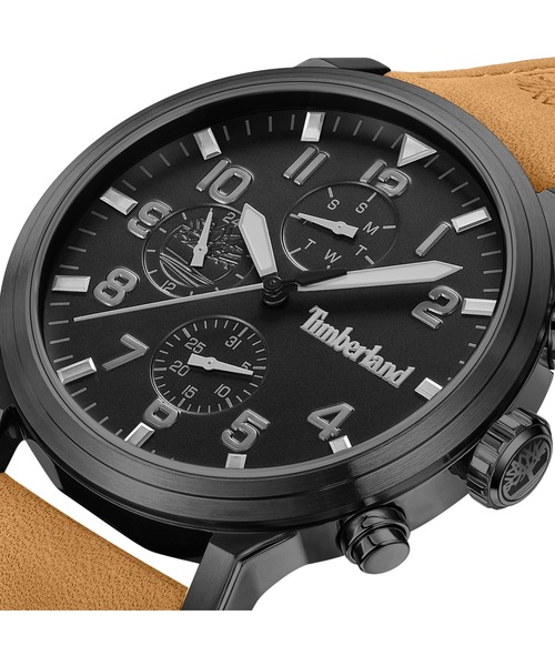 Timberland(ティンバーランド)の「「Timberland/ティンバーランド」ドリスコル ブラック ダイヤル タン ベター レザー(アナログ腕時計・メンズ・タン・FREE)」の3枚目の写真