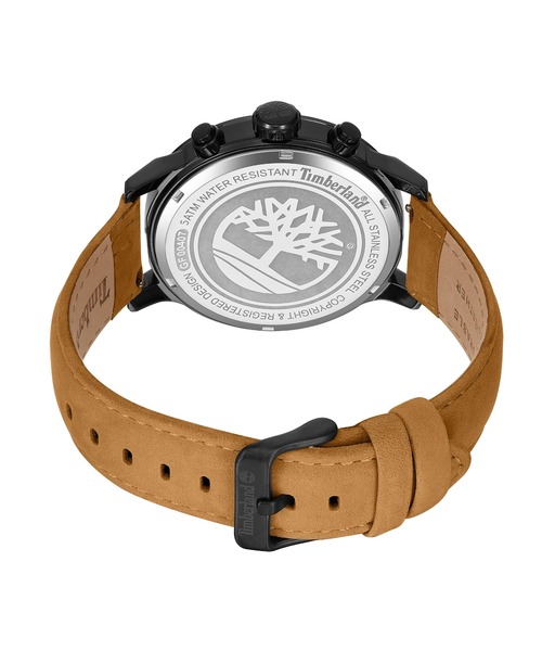 Timberland(ティンバーランド)の「「Timberland/ティンバーランド」ドリスコル ブラック ダイヤル タン ベター レザー(アナログ腕時計・メンズ・タン・FREE)」の4枚目の写真