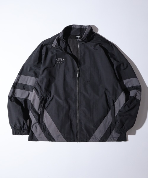 UMBRO(アンブロ)の「UMBRO アンブロ ライン ナイロンジャケット(ナイロンジャケット・メンズ・ブラック/グレー・M/L/XL)」の17枚目の写真