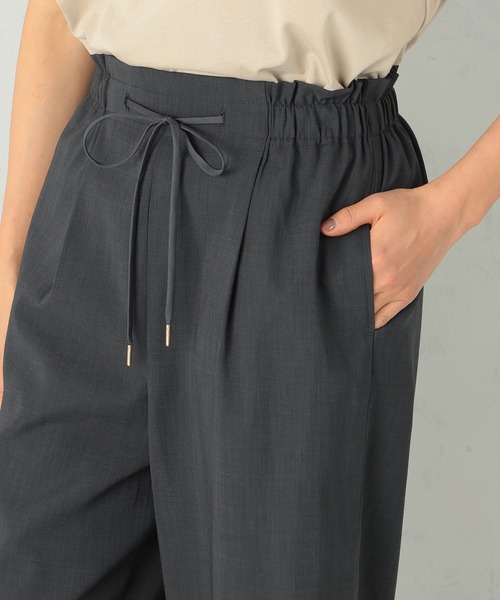 GALLORIA（ギャローリア）の「ドロストワイドパンツ（その他パンツ・レディース・サーモンピンク/ネイビー/ベージュ/チャコールグレー・LL/S/M/L）」の8枚目の写真