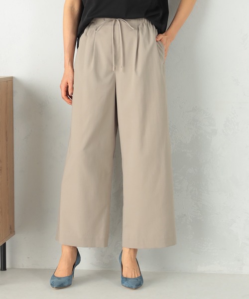 GALLORIA（ギャローリア）の「ドロストワイドパンツ（その他パンツ・レディース・サーモンピンク/ネイビー/ベージュ/チャコールグレー・LL/S/M/L）」の9枚目の写真