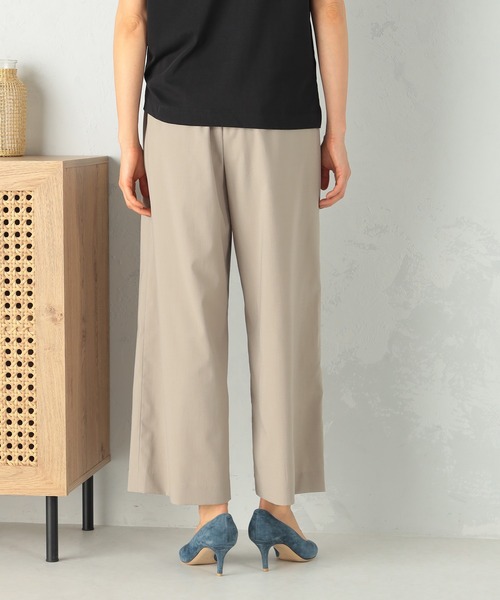 GALLORIA（ギャローリア）の「ドロストワイドパンツ（その他パンツ・レディース・サーモンピンク/ネイビー/ベージュ/チャコールグレー・LL/S/M/L）」の10枚目の写真