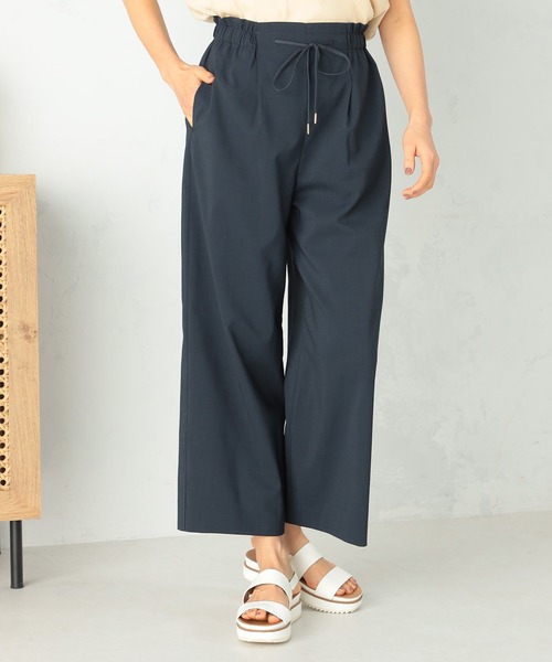 GALLORIA（ギャローリア）の「ドロストワイドパンツ（その他パンツ・レディース・サーモンピンク/ネイビー/ベージュ/チャコールグレー・LL/S/M/L）」の13枚目の写真