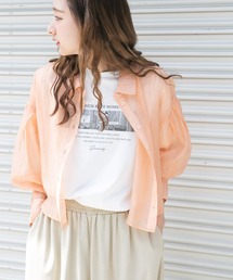 ITEMS URBANRESEARCH | シアークロップドボリュームスリーブシャツ(シャツ/ブラウス)