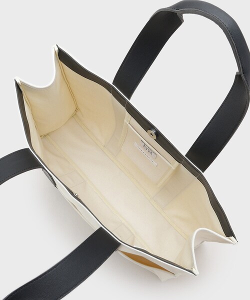 THE SHOP TK (ザ ショップ ティーケー )の「【MonoMax7月号掲載】BOUOキャンバススクエアトート(トートバッグ・メンズ・アイボリー/ブラック・00)」の11枚目の写真