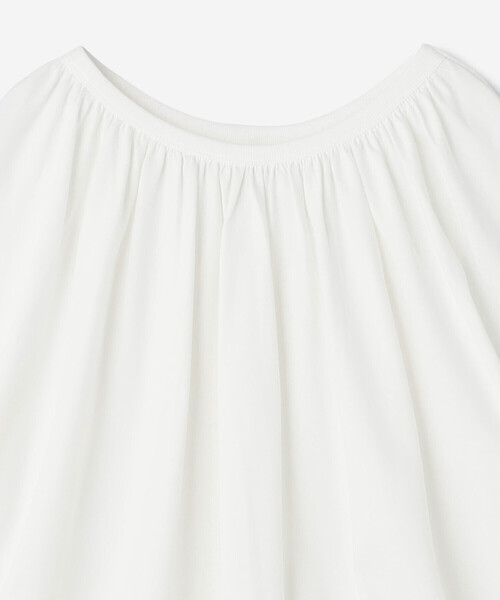 セール】ORCIVAL | コットン ギャザー半袖Tシャツ WOMEN（T