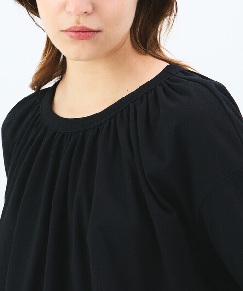 セール】ORCIVAL | コットン ギャザー半袖Tシャツ WOMEN（T
