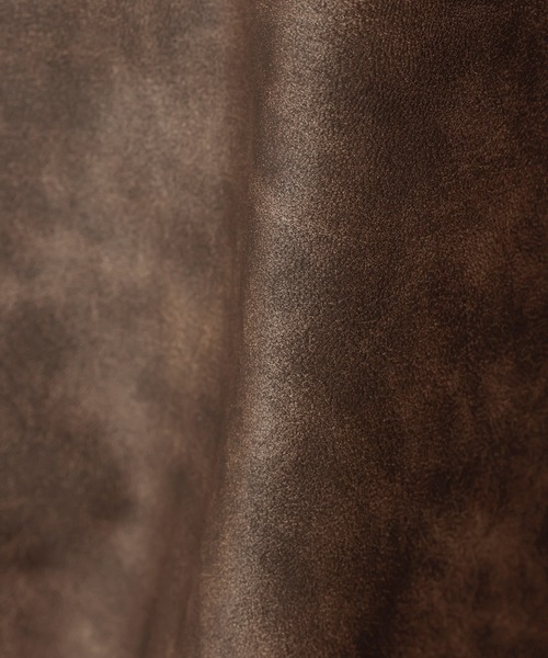 Ada.（エイダ）の「【360度 大人カワイイ】取り外し可能 ティペット付き フェイクレザー ブルゾン（ブルゾン・レディース・ブラック/ブラウン系その他・S/L/M）」の19枚目の写真