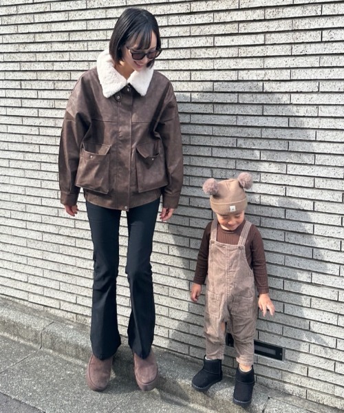 セール】【360度 大人カワイイ】取り外し可能 ボア襟付き フェイク