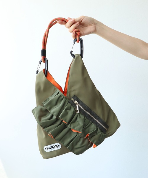 RISLEY×OUTDOOR PRODUCTS】miniトライアングルフリルバッグ