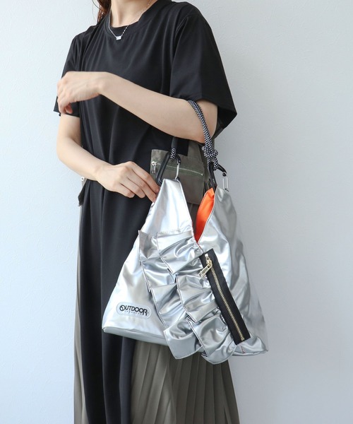 RISLEY×OUTDOOR PRODUCTS】miniトライアングルフリルバッグ
