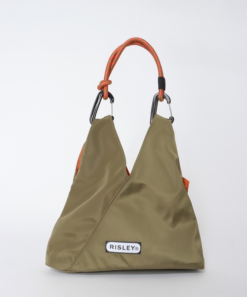 RISLEYxOUTDOOR PRODUCT トライアングル　フリルバッグ RISLEY×OUTDOOR PRODUCTS バイカラートライアングルフリルバッグ
