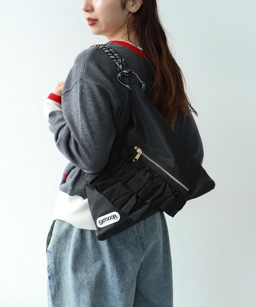 RISLEY×OUTDOOR PRODUCTS】miniトライアングルフリルバッグ（トート