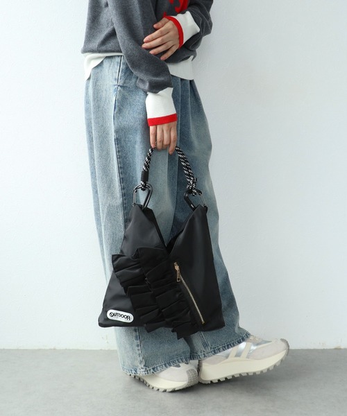 RISLEY×OUTDOOR PRODUCTS】miniトライアングルフリルバッグ