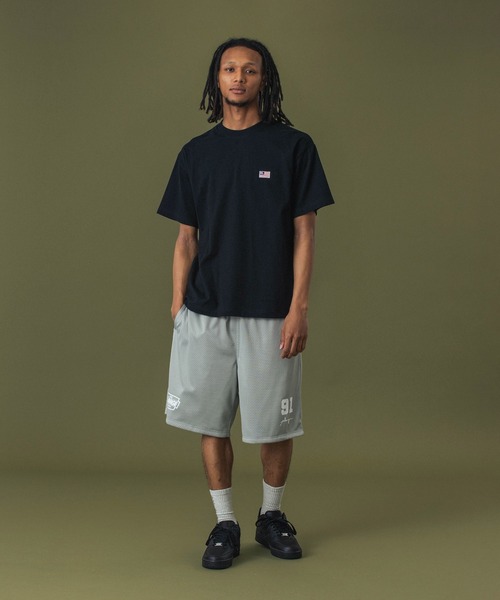 XLARGE（エクストララージ）の「DISTORTION MESH EASY SHORTS（その他パンツ・メンズ・グレー/ブラック/パープル・S/M/L/XL）」の11枚目の写真