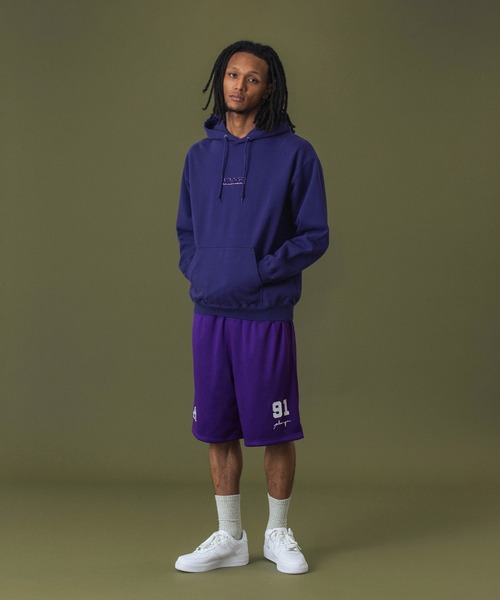 XLARGE（エクストララージ）の「DISTORTION MESH EASY SHORTS（その他パンツ・メンズ・グレー/ブラック/パープル・S/M/L/XL）」の15枚目の写真