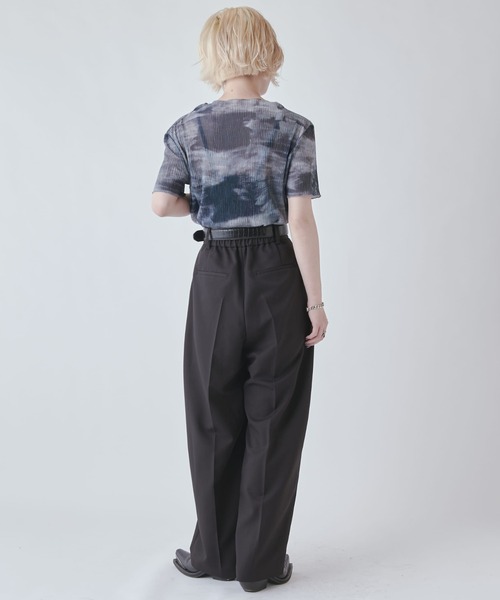 Lui's（ルイス）の「ストレートカーブスラックス（スラックス・レディース・ブラック/グレー・36/38）」の11枚目の写真