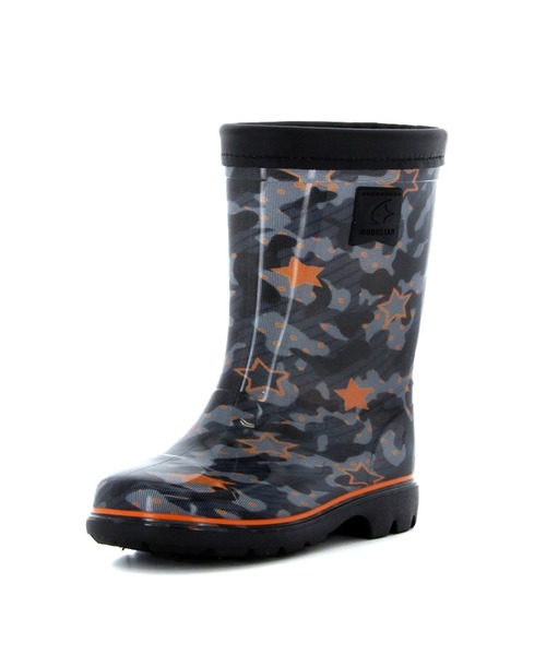 MoonStar（ムーンスター）の「【MoonStar／ムーンスター】MS RB C65 キッズ/ジュニア レインブーツ（レインシューズ・キッズ・カーキ/ブラック/サックスブルー/ネイビー/ピンク・15.0cm/16.0cm/17.0cm/18.0cm/20.0cm/21.0cm/19.0cm/14.0cm）」の6枚目の写真