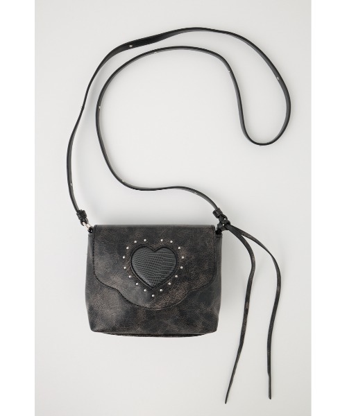 WEB限定】HEART FLAP MINI バッグ（ショルダーバッグ）｜MOUSSY