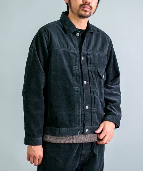 OMNIGOD（オムニゴッド）の「[ OMNIGOD mens / オムニゴッド ] １４Wコーデュロイ 1stタイプジャケット（ブルゾン・メンズ・ベージュ/グレー・4/3/2）」の12枚目の写真