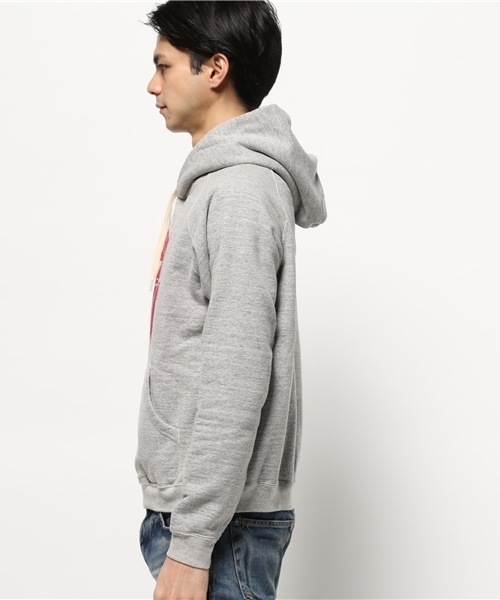 HYSTERIC GLAMOUR（ヒステリックグラマー）の「HG pt PK（パーカー・メンズ・ホワイト/ネイビー/トップグレー・SMALL/MEDIUM/LARGE）」の4枚目の写真