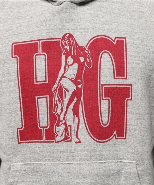 HYSTERIC GLAMOUR（ヒステリックグラマー）の「HG pt PK（パーカー・メンズ・ホワイト/ネイビー/トップグレー・SMALL/MEDIUM/LARGE）」の8枚目の写真