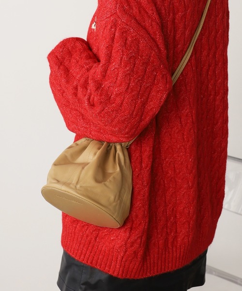 美品！モダンウィーヴィング MINIDRUM DRAWSTRING BUCKET Modern Weaving - Mini Drum Drawstring Bucket, Camel | Sunchild®