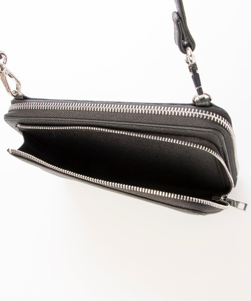 perche（ペルケ）の「VERYコラボ ペルケ perche / 牛革ウォレットチェーンショルダーバッグ（ショルダーバッグ・レディース・ベージュ系その他/ブラック・FREE）」の7枚目の写真