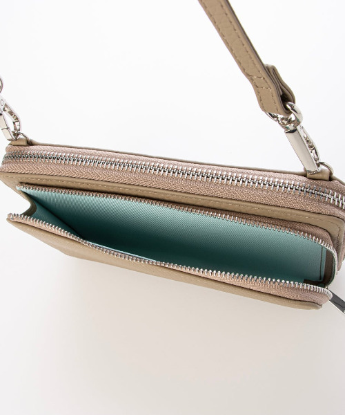 perche（ペルケ）の「VERYコラボ ペルケ perche / 牛革ウォレットチェーンショルダーバッグ（ショルダーバッグ・レディース・ベージュ系その他/ブラック・FREE）」の16枚目の写真