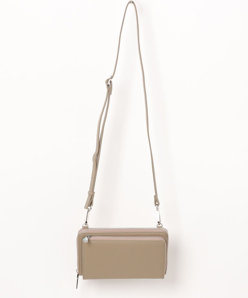 VERYコラボ ペルケ perche / 牛革ウォレットチェーンショルダーバッグ