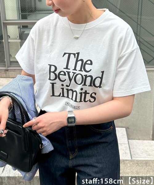 DISCOAT(ディスコート)の「【WEB限定】アメリカンロゴTシャツ(Tシャツ/カットソー・レディース・チャコールグレー/ホワイト系その他2/ホワイト系その他・SMALL/FREE)」の22枚目の写真