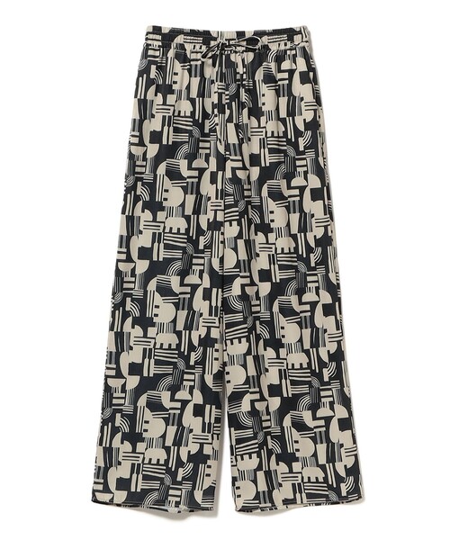 B:MING by BEAMS（ビーミングバイビームス）の「【洗える】ジオメトリック プリント イージーパンツ（S～M）（その他パンツ・レディース・ブラック/ブラウン・MEDIUM/SMALL）」の8枚目の写真