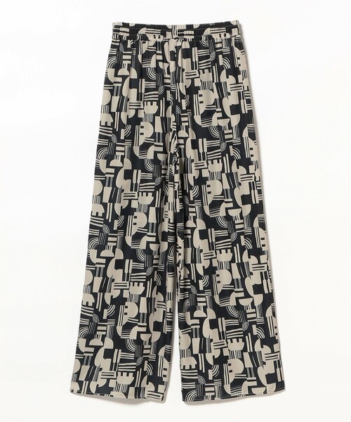 B:MING by BEAMS（ビーミングバイビームス）の「【洗える】ジオメトリック プリント イージーパンツ（S～M）（その他パンツ・レディース・ブラック/ブラウン・MEDIUM/SMALL）」の9枚目の写真