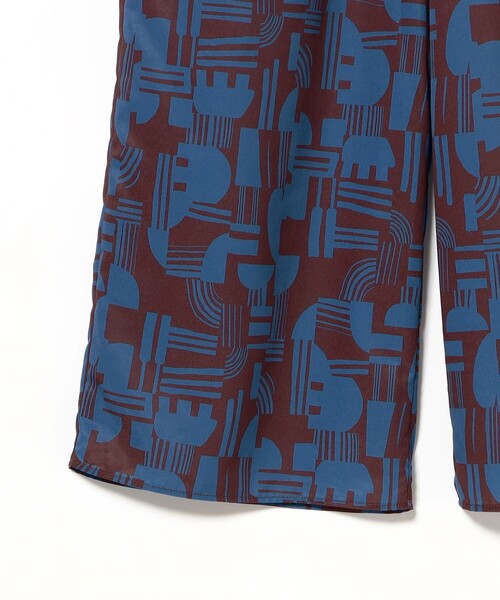 B:MING by BEAMS（ビーミングバイビームス）の「【洗える】ジオメトリック プリント イージーパンツ（S～M）（その他パンツ・レディース・ブラック/ブラウン・MEDIUM/SMALL）」の20枚目の写真