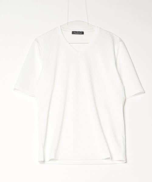 TORNADO MART（トルネードマート）の「ﾐﾗｰｼﾞｭJQｼﾞｬｰｼﾞｰ5ﾌﾞｿﾃﾞVﾈｯｸCT（タンクトップ・メンズ・ピンク/グレー系その他/ホワイト・LL/L/M）」の5枚目の写真