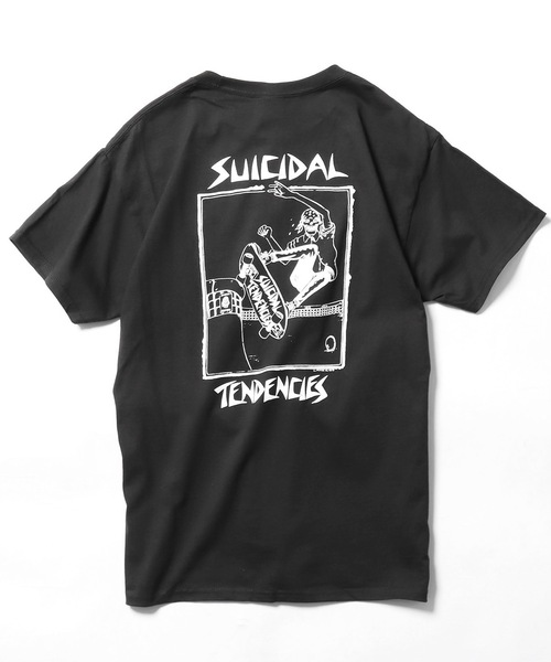 tシャツ SUICIDAL TENDENCIES TS 8 Skater + Sticker Tシャツ グラフィックＴシャツ レディース セール】SUICIDAL TENDENCIES TS 8 Skater + Sticker Tシャツ