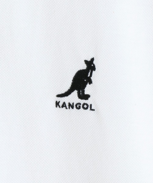 KANGOL（カンゴール）の「KANGOL/カンゴール 別注 オーバーサイズ ワンポイント刺繍 リブライン 半袖 ポロシャツ レディース メンズ（ポロシャツ・メンズ・ワイン/ブラック系その他/ネイビー/ブラック/ホワイト・M/L/XL）」の13枚目の写真