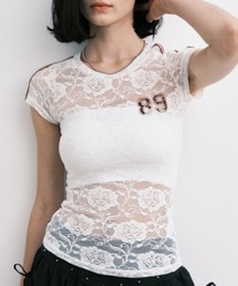 A'GEM/9 × .kom 『MIDNIGHT MOVE/ミッドナイトムーブ』 ROSE ST T-SHIRT/ローズ ST半袖Tシャツ