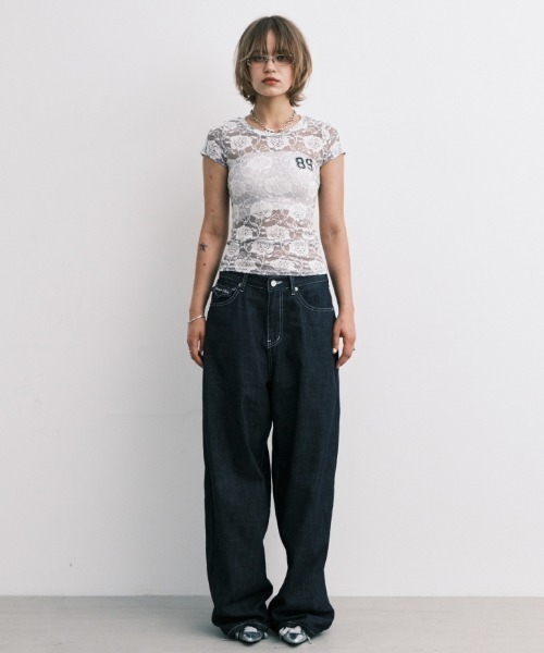 tシャツ A'GEM/9 × .kom 「MIDNIGHT MOVE/ミッドナイトムーブ」 ROSE ST T-SHIRT/ローズ ST半袖Tシャツ MIDNIGHT move tシャツ A'GEM/9 × .kom 「MIDNIGHT MOVE