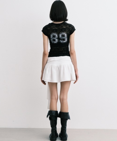 Midnight Move（ミッドナイトムーブ）の「A'GEM/9 × .kom 『MIDNIGHT MOVE/ミッドナイトムーブ』 ROSE ST T-SHIRT/ローズ ST半袖Tシャツ（Tシャツ/カットソー・レディース・ホワイト/ブラック/グレー・FREE）」の13枚目の写真