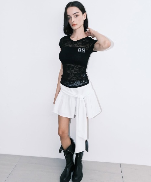 tシャツ A'GEM/9 × .kom 「MIDNIGHT MOVE/ミッドナイトムーブ」 ROSE ST T-SHIRT/ローズ ST半袖Tシャツ A'GEM/9 × .kom 『MIDNIGHT MOVE/ミッドナイトムーブ』 ROSE ST